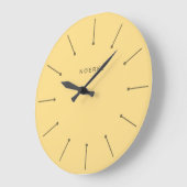 Noirva-Minimaluhr Große Wanduhr (Winkel)