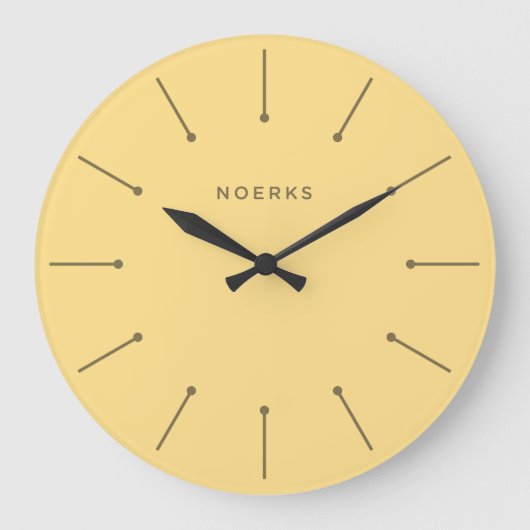 Noirva-Minimaluhr Große Wanduhr (Vorderseite)