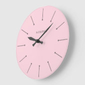 Noirva-Minimaluhr Große Wanduhr (Winkel)