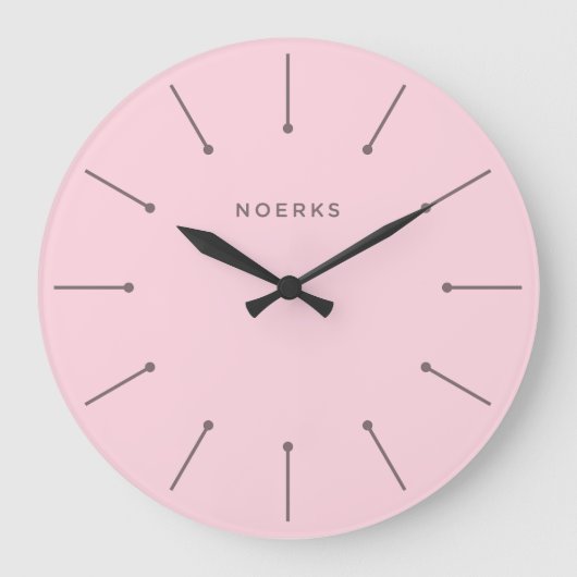Noirva-Minimaluhr Große Wanduhr (Vorderseite)