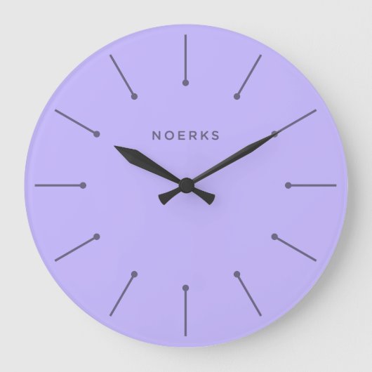 Noirva-Minimaluhr Große Wanduhr (Vorderseite)