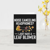 Noise Cancelling Kopfhörer_ Leaf Blume Herbst Karte (Gelbe Blume)