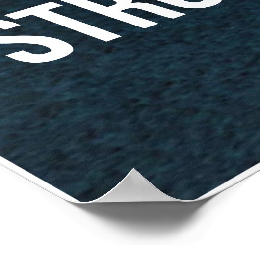 Noise Distracts Structure Delivers Car Quote Poster (Ecke)