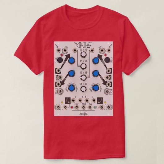Noise Math Eurorack Modular Synth Funktion G T-Shirt (Design vorne)