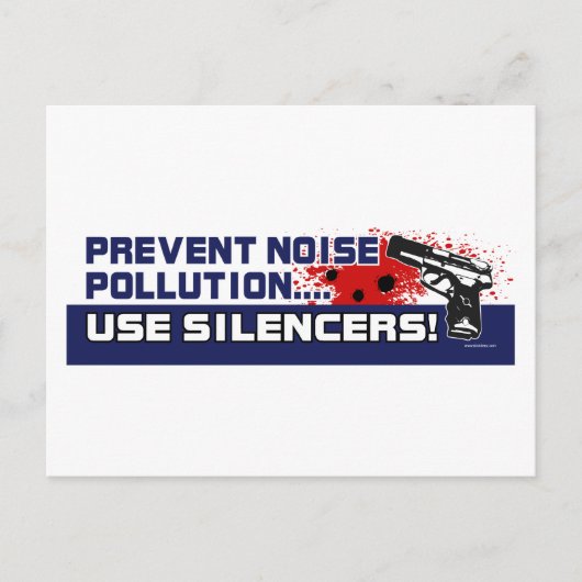 Noise-Pollution-Bloody Postkarte (Vorderseite)