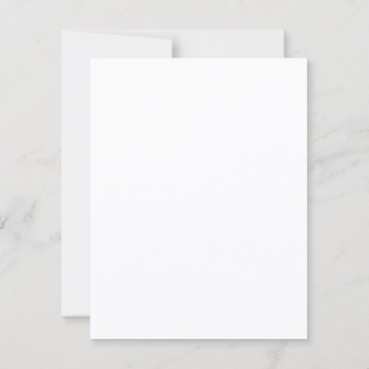 Noisette Rose von Redoute Einladung (Rückseite)