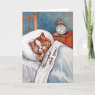 Noisy Alarm Clock, Louis Wain Karte