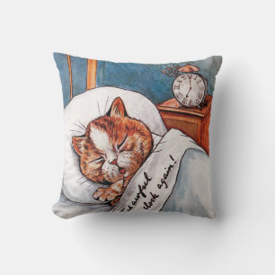 Noisy Alarm Clock, Louis Wain Kissen