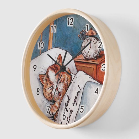Noisy Alarm Clock, Louis Wain Uhr (Winkel)