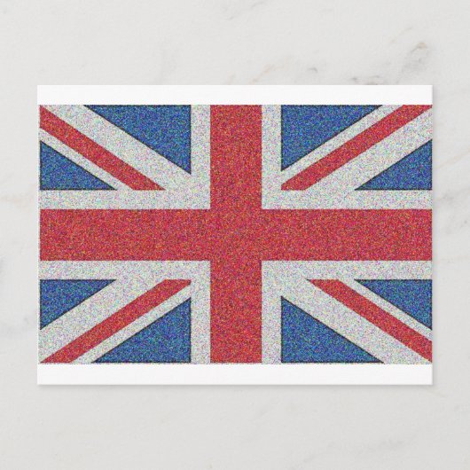 Noisy Union Jack Postkarte (Vorderseite)
