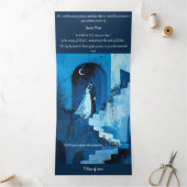 noite da lua, prom nacht dreifach gefaltete einladung (Innenseite)