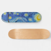 Noite Estrelada, Vincent Van Gogh Skateboard (Horizontal)