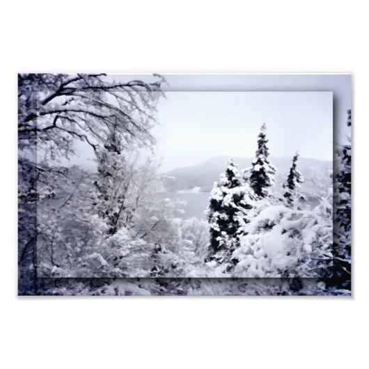 Nojiri Lake Foto Print (Vorne)