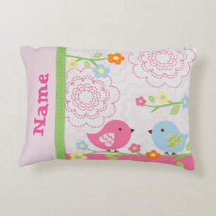 Nojo Liebe-Vogel-Kinderzimmerlumbar-Kissen Zierkissen