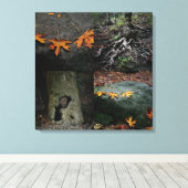 Nojoqui Falls Park Leinwanddruck (Insitu (Holzboden))