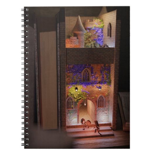 Nokendiorama-Miniaturbuch - Schwertkampf Notizblock (Vorderseite)