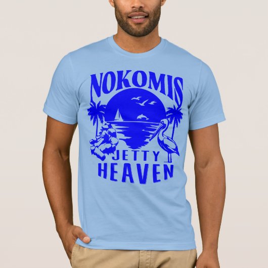 Nokomis Beach Florida - Jetty Heaven T-Shirt (Vorderseite)