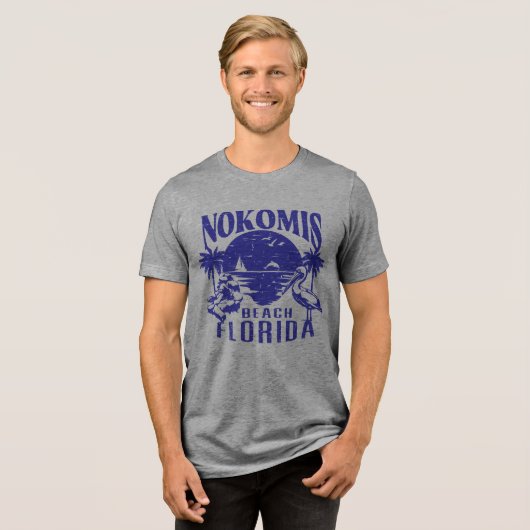 Nokomis Beach Florida Shirt (Vorderseite voll)