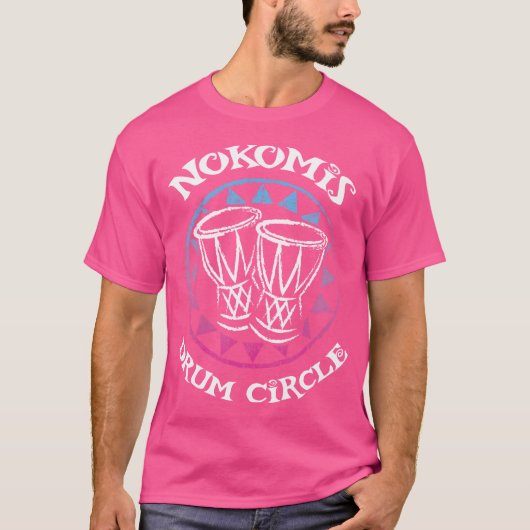 Nokomis Florida Drum Circle Drummer T-Shirt (Vorderseite)