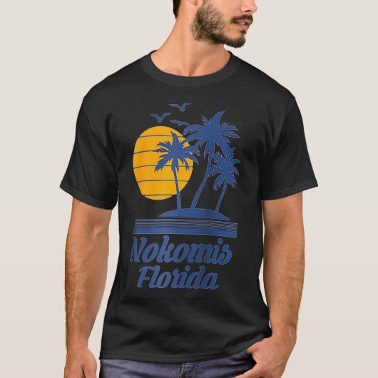 Nokomis Florida FL Beach City Staat T-Shirt (Vorderseite)