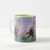 Nokomis Zwei-Tone-Kaffee-Tasse Zweifarbige Tasse (Vorderseite Links)