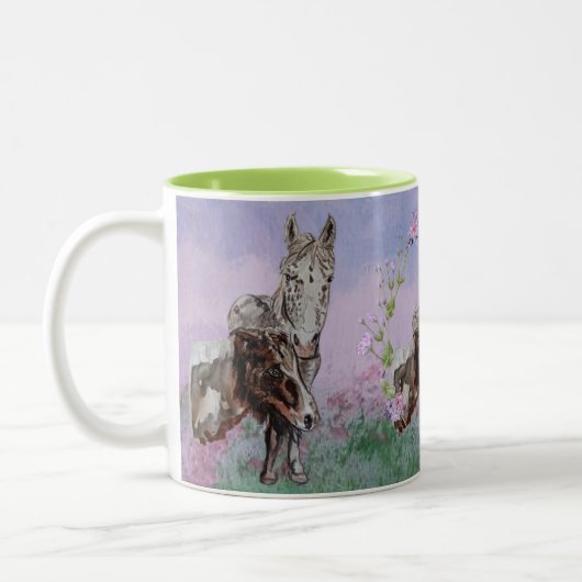 Nokomis Zwei-Tone-Kaffee-Tasse Zweifarbige Tasse (Links)