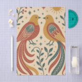 Nokshi Katha : Bird (Pakhi) Seidenpapier (Handwerk)