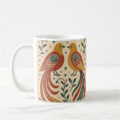 Nokshi Katha: Vogel (Pakhi) Kaffeetasse (Links)