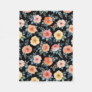 Nokturnus Bloomscape Fleecedecke