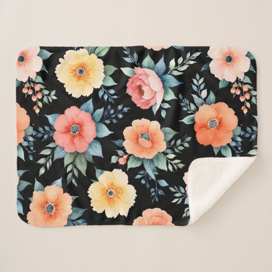 Nokturnus Bloomscape Sherpadecke (Vorderseite (Horizontal))