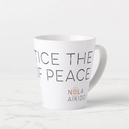 NOLA Aikido Latte Tasse (Rechte Ecke)