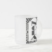 NOLA Art Decco Design, Mattglastasse (VorderseiteRechts)