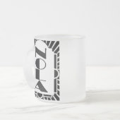 NOLA Art Decco Design, Mattglastasse (Vorderseite Links)