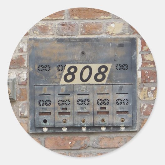 NOLA Bangs like an 808 Runder Aufkleber (Vorderseite)