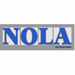 NOLA, Blue Letter Street Tiles Freistehende Fotoskulptur<br><div class="desc">NOLA,  Blue Letter Street Tiles</div>