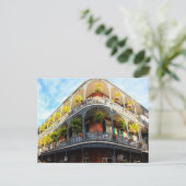 NOLA Bourbon Street Panoramasicht Postkarte (Stehend Vorderseite)