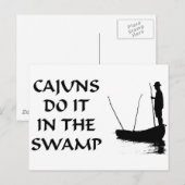 NOLA CAJUNS TUN ES IM SUMPF POSTKARTE (Vorne/Hinten)