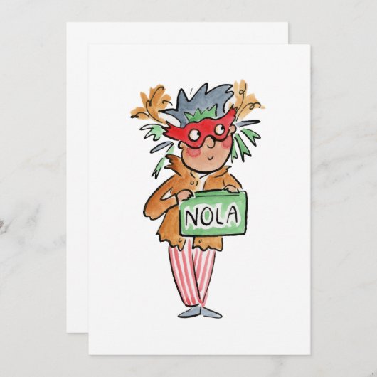 NOLA EINLADUNG (Vorne/Hinten)