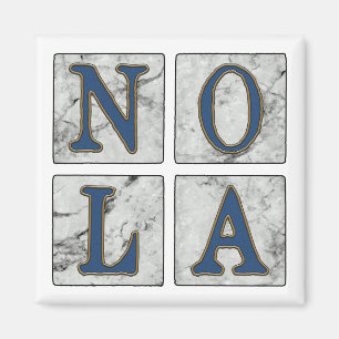 NOLA French Quarter New Orleans Louisiana Magnet