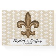 Nola Gold & White French Lilie Wedding