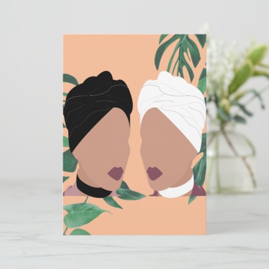 Nola Greeting Card (Stehend Vorderseite)