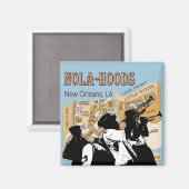 Nola Hoods Brass Band Magnet (Vorderseite/Rückseite)