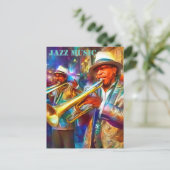 NOLA JAZZ FEST POSTKARTE (Stehend Vorderseite)