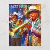 NOLA JAZZ FEST POSTKARTE (Vorderseite)