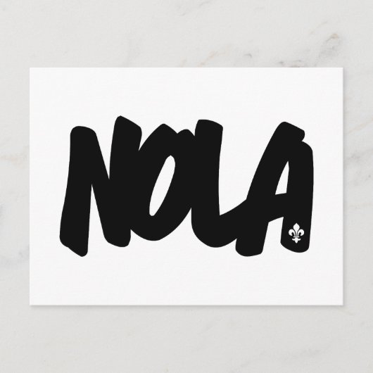 NOLA Letters Postkarte (Vorderseite)