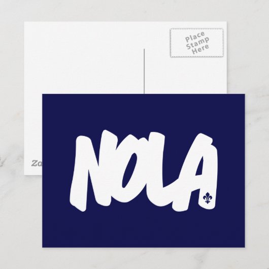 NOLA Letters Postkarte (Vorne/Hinten)