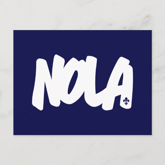 NOLA Letters Postkarte (Vorderseite)