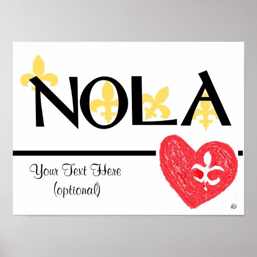 NOLA Liebe de Lis poster (Vorne)
