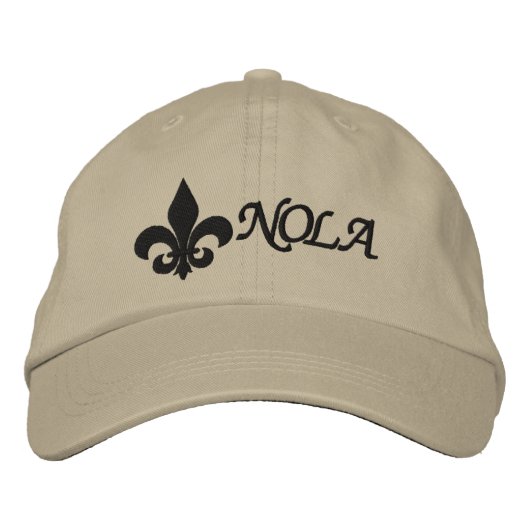 NOLA LILIE BESTICKTE BASEBALLKAPPE (Vorderseite)