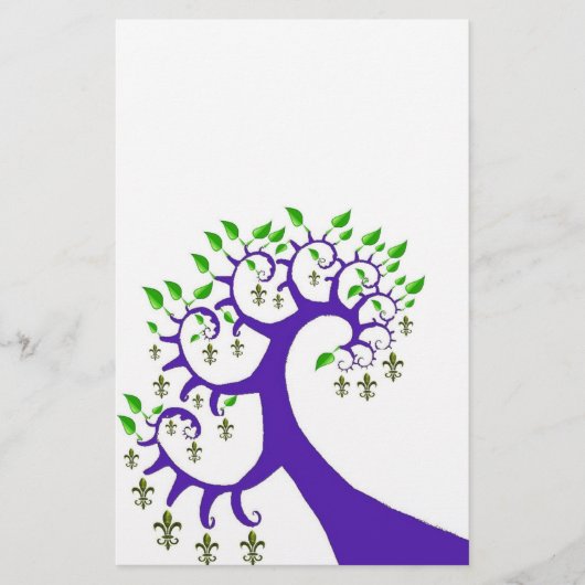 NOLA-LILIEN-BAUM BRIEFPAPIER (Vorderseite)